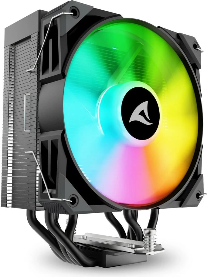 Ftohës ajri Sharkoon A50 RGB, 120mm, për procesor, i zi