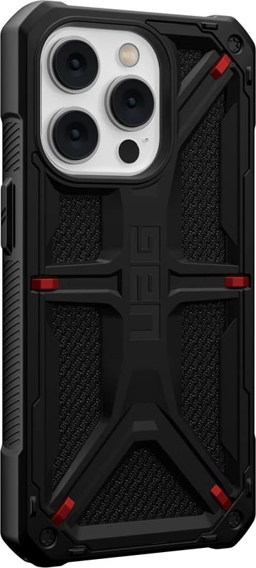 Mbështjellës Urban Armor Gear Monarch për celular, për Apple, 6.1", i zi