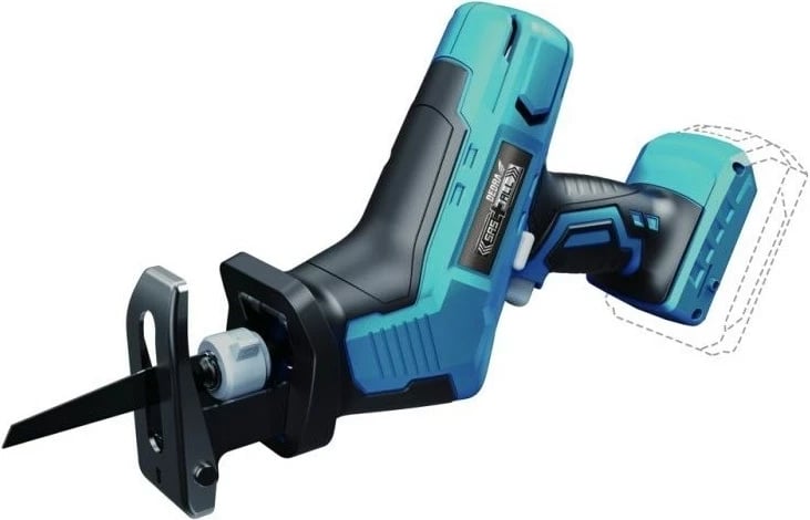 Sharrë reciproke pa kabllo DEDRA DED7068, 18V, 80mm, Metal 6mm, Blu