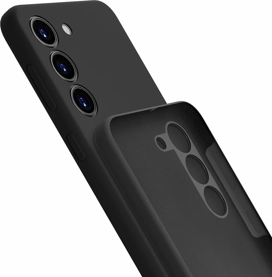 Mbështjellës silikoni 3mk për Samsung Galaxy S23+, i zi