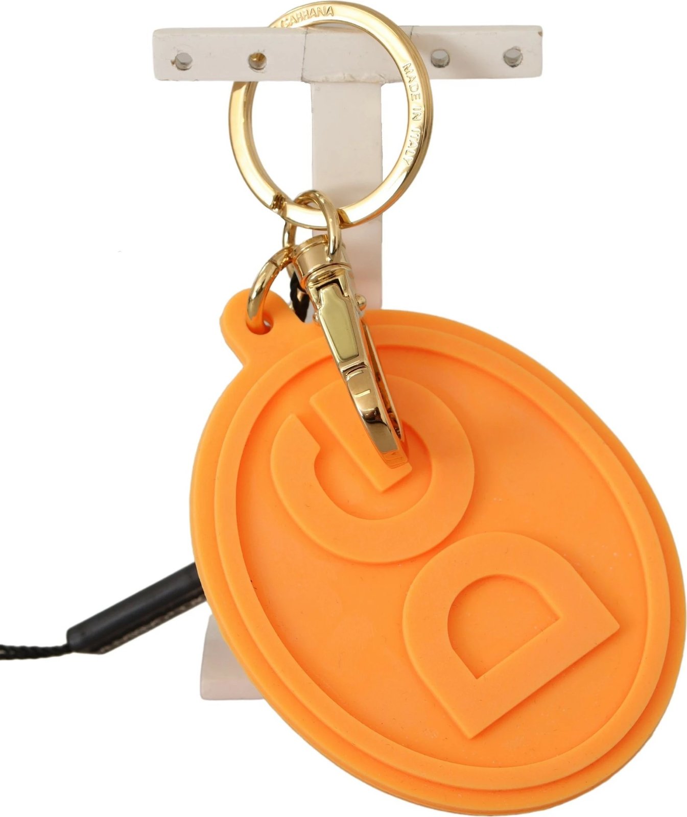 Mbajtëse për çelësa Dolce & Gabbana, e portokalltë