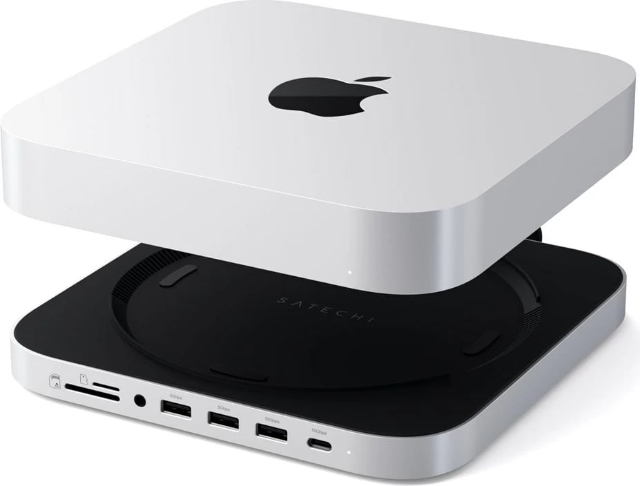 Stand & USB Hub për Mac Mini/Mac Studio, No name, 35549451, i zi