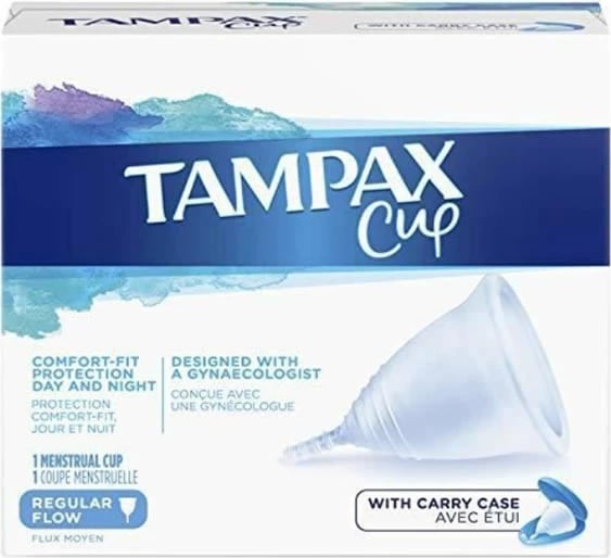 Kupë menstruale Tampax Regular Flow për femra, 1 copë