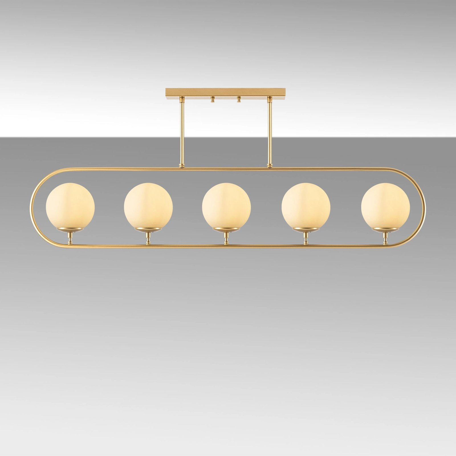 Llambë tavani Opviq Jewel, ngjyrë ari shkëlqyeshëm, 122x15cm