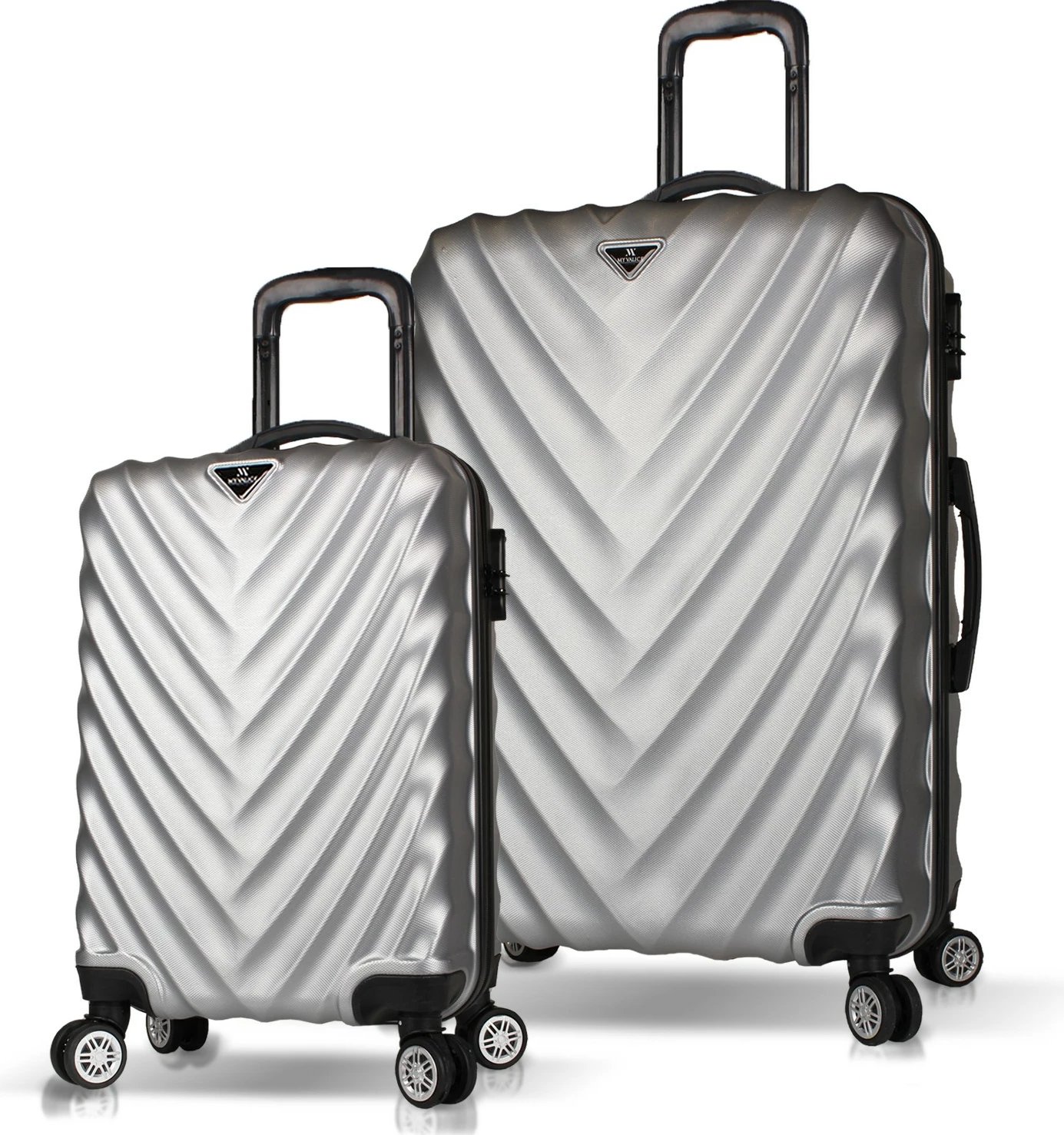 Set valixhesh (2 copë), Zoozie Bags, 6791, ngjyrë gri