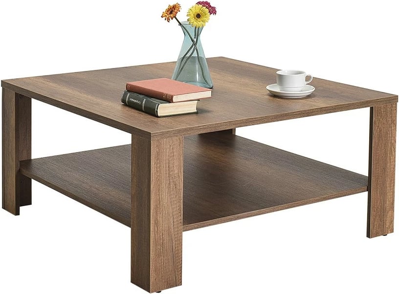 Tavolinë e ulët, ngjyrë arre, Hanah Home, Shp-690-Oo-1