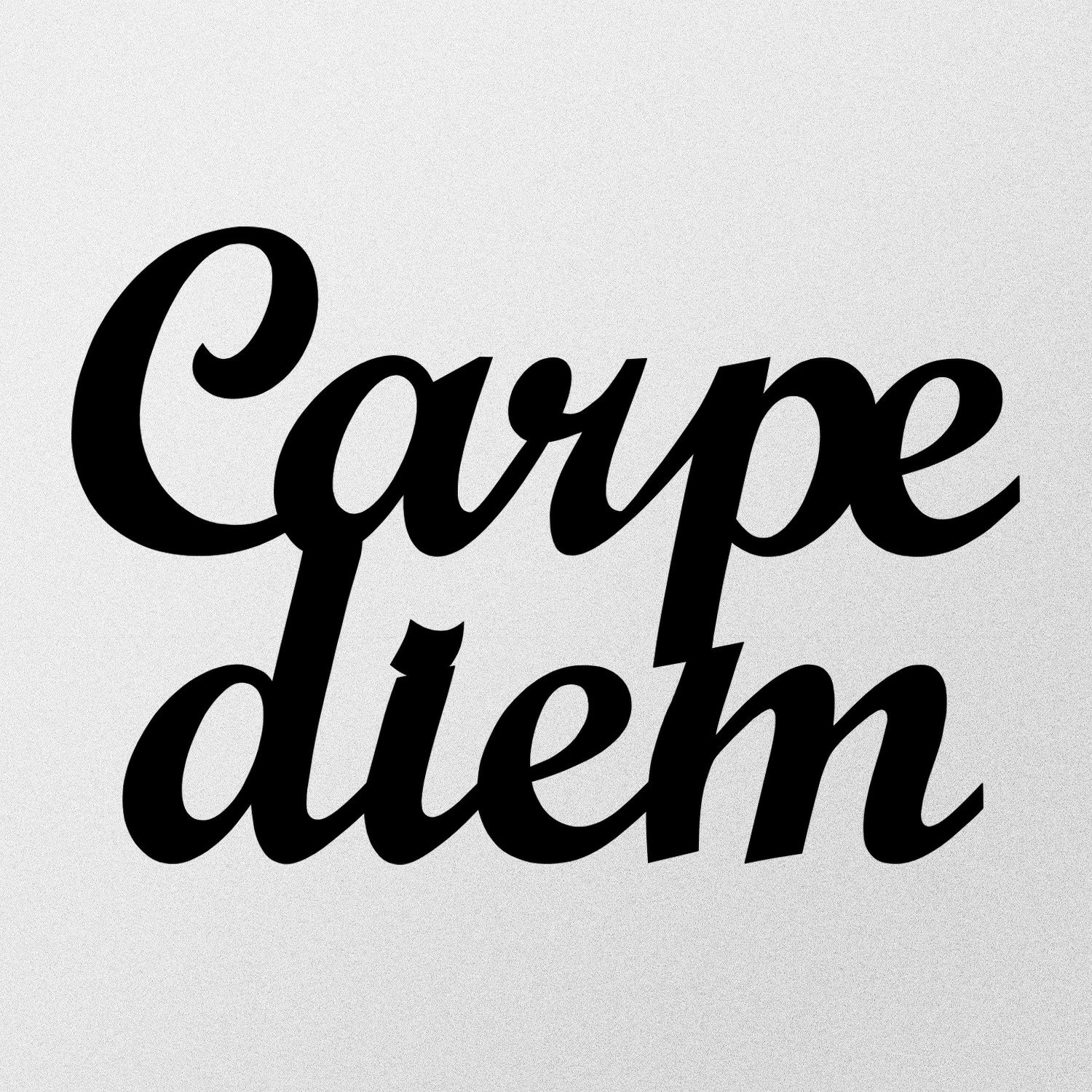 Aksesor dekorativ metalik për mur, Wallity, Carpediem 1, ngjyrë e zezë, 50x38cm