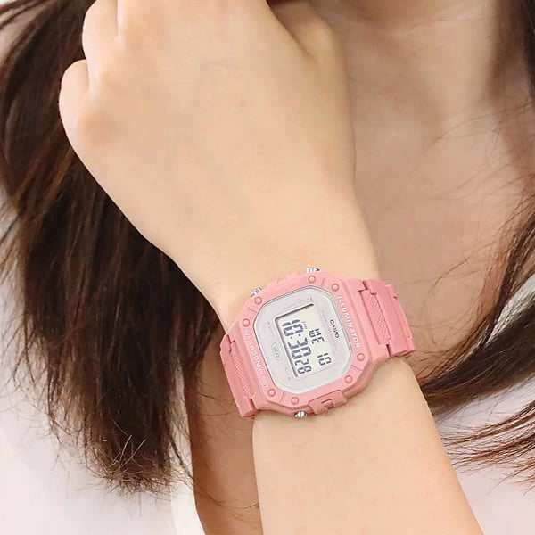 Orë dore CASIO SPORT ILLUMINATOR WR 50M unisex, rozë
