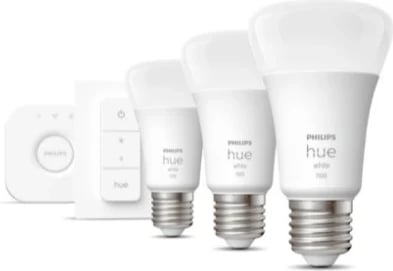 Set Philips Hue me 3 llamba E27 9.5W BT + ndërrues