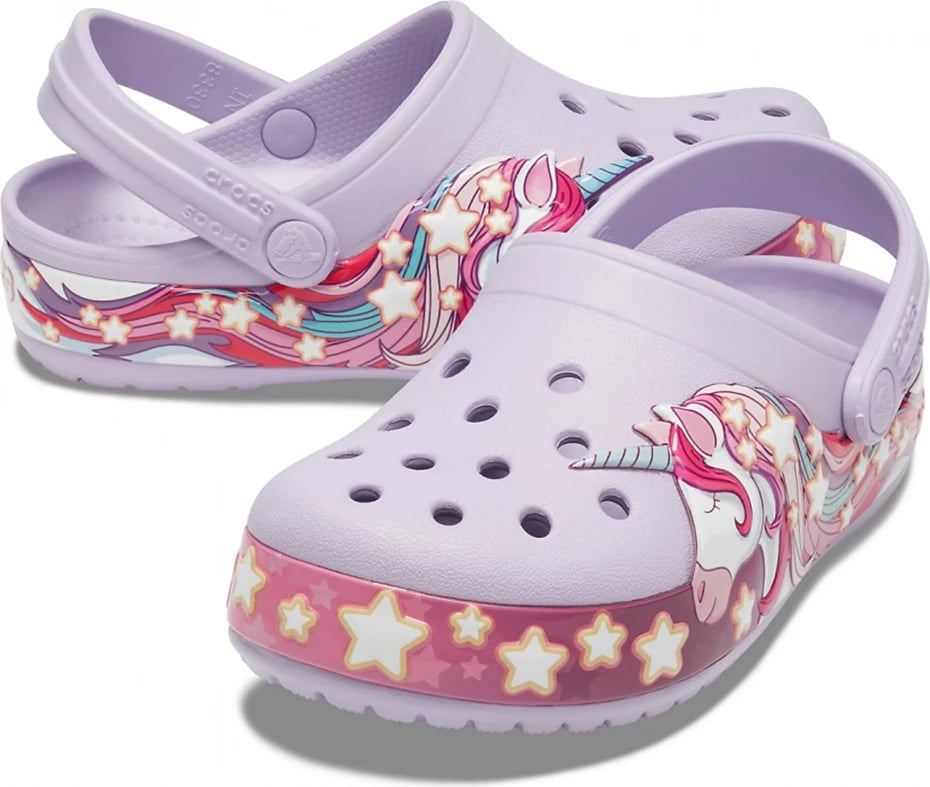 Clogs për fëmijë Crocs, vjollcë