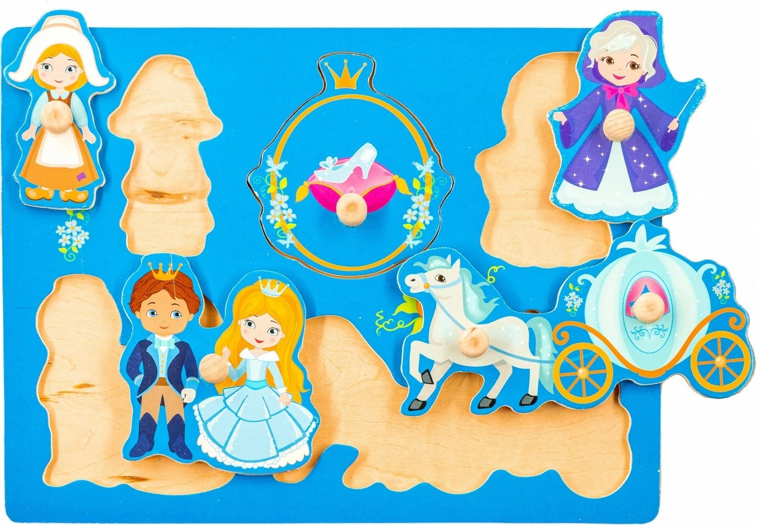 Puzzle druri Smily Play SPW83808, Hirushja, për vajza, 5 pjesë