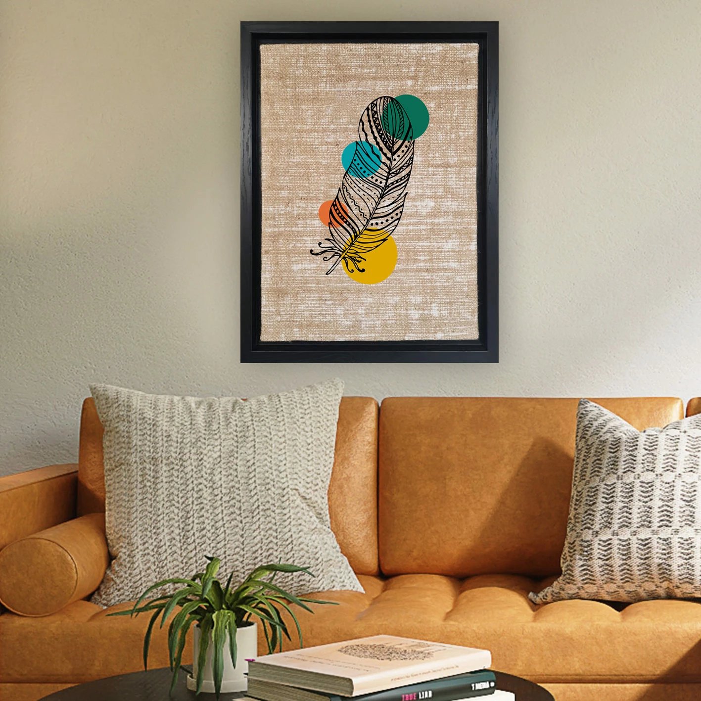 Pikturë dekorative në kanavacë, shumëngjyrëshe, Wallity, LSJ319568870864 - 96136, 96x136cm