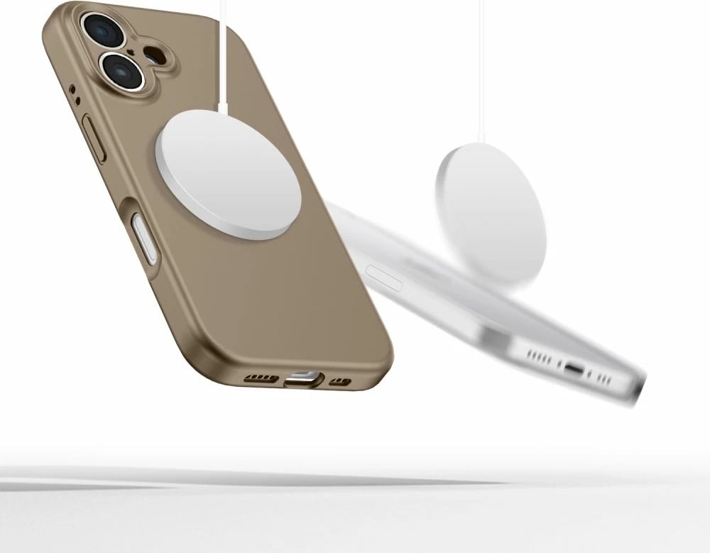 Mbështjellës Tech-Protect Liquid Silicone MagSafe për iPhone 16, Kafe