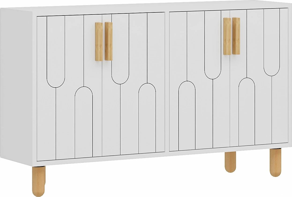 Konsolë e bardhë, Skye Decor, Vincent