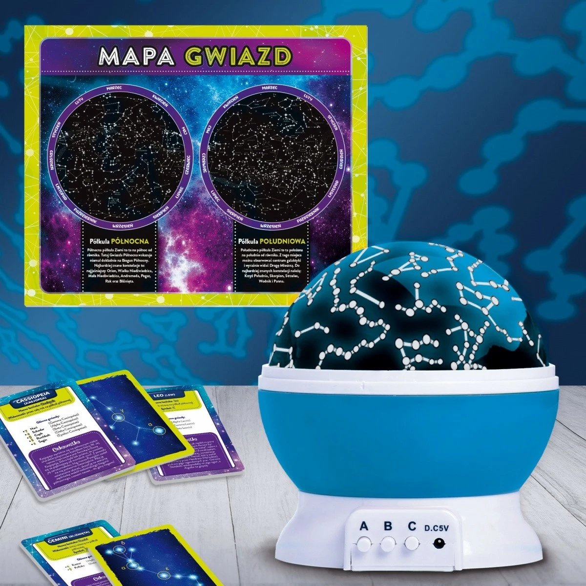 Set shkencor edukativ Lisciani Im a Genius Astronomy Science Kit, për fëmijë