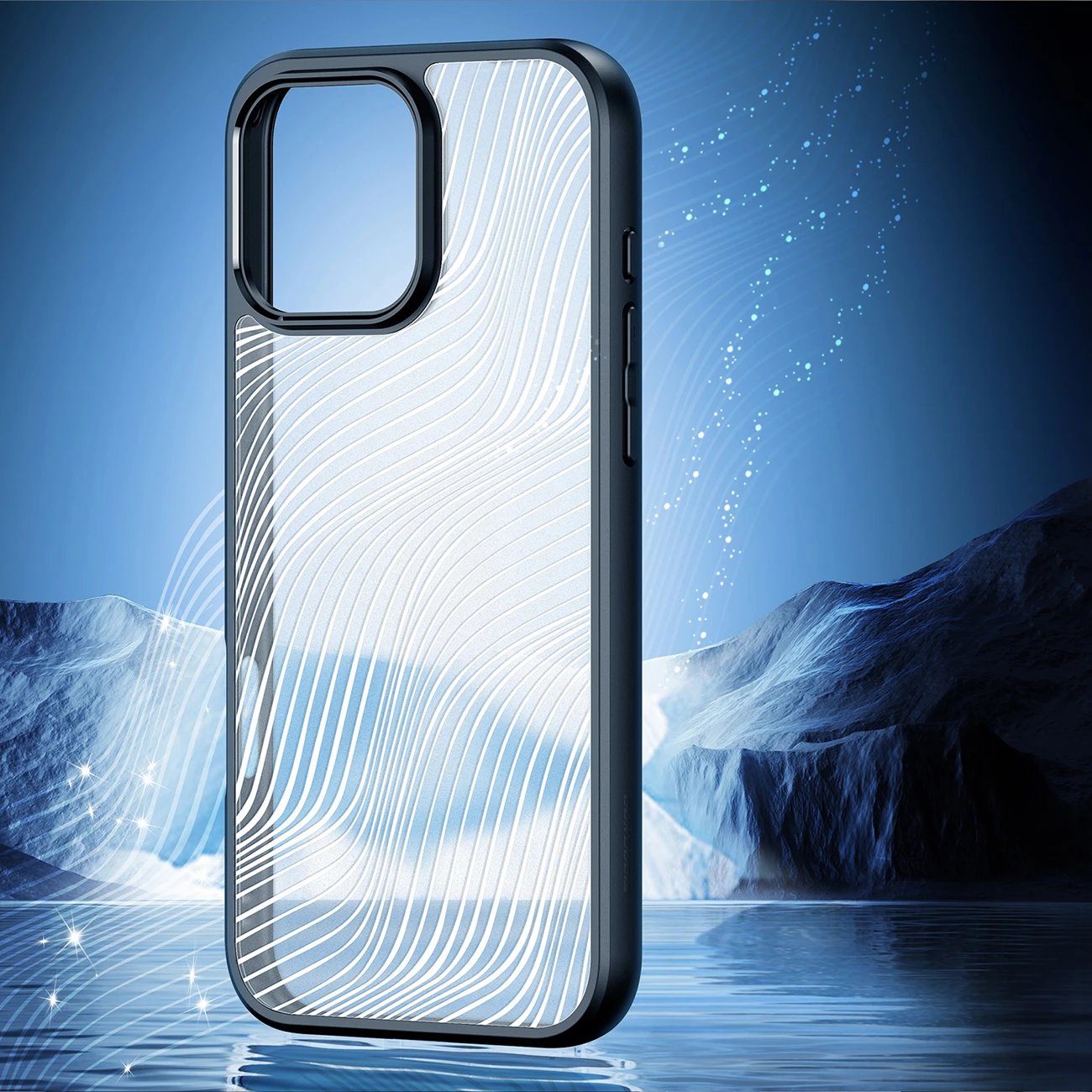 Mbështjellës Dux Ducis Aimo për iPhone 16 Pro Max, i zi