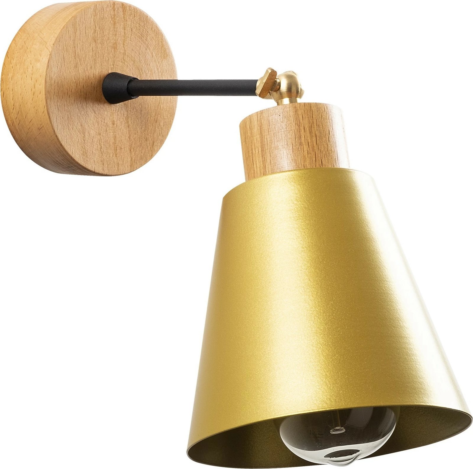 Llambë muri Opviq, Manavgat, ngjyrë ari, N-613 Llambë muri Opviq, Manavgat, ngjyrë ari, N-613