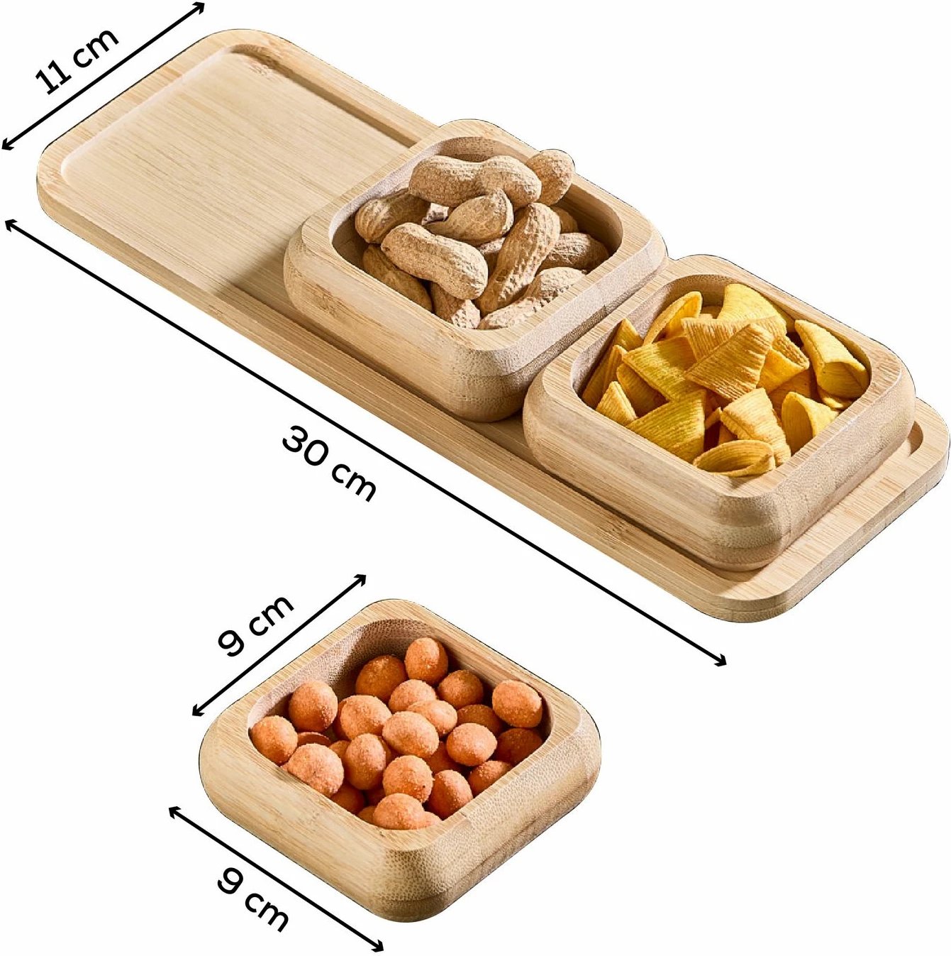 Set pjatash për meze (4 copë), Hermia Concept, Acero-32120