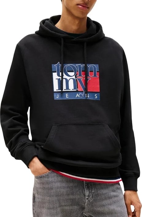 duks për meshkuj Tommy Hilfiger Jeans, i zi