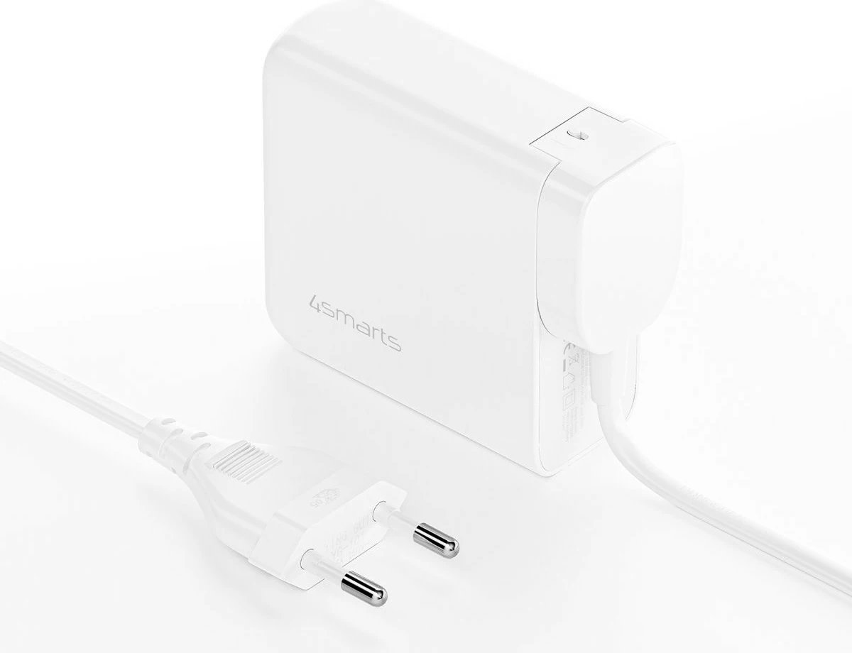 Karikues universal 4smarts 545100, 100W, 3 USB-C, 1 USB-A, i brendshëm, AC