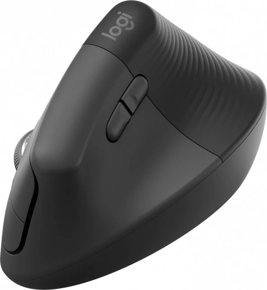 Maus Logitech Lift për Biznes 910-006494 4000 DPI pa tela Bluetooth/USB Logi Bolt dorë e djathtë Graphite