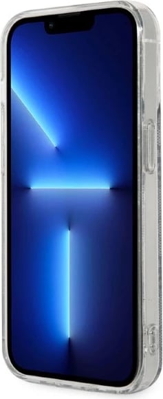 Set mbështjellës Guess GUBPP14XH4EACSB me karikues wireless për iPhone 14 Pro Max 6.7", blu