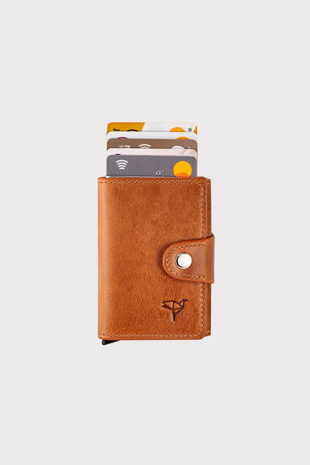 Portofol unisex Zoozie Bags, ngjyrë tan, Bern