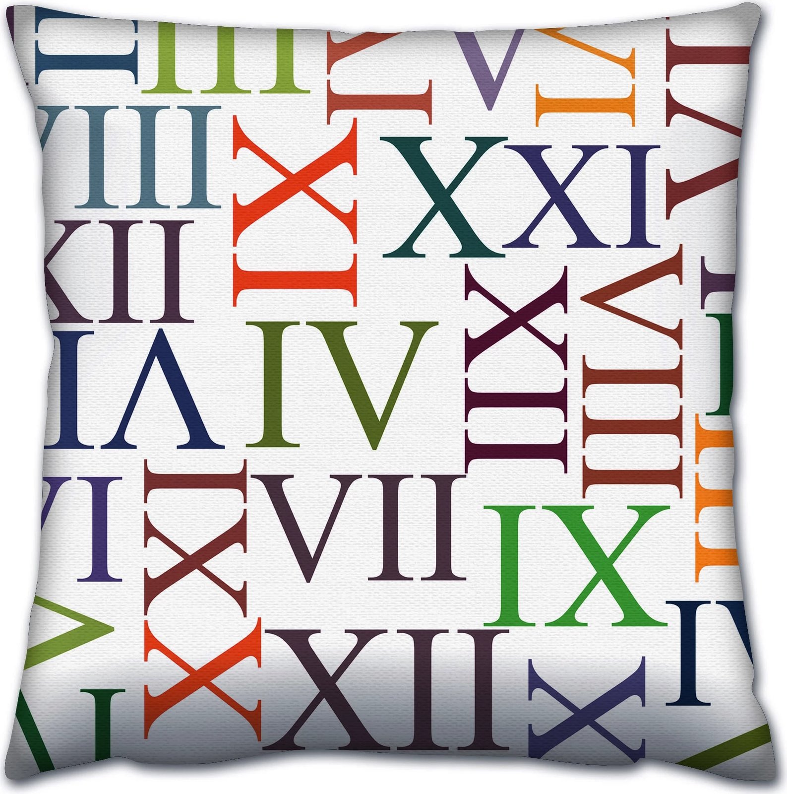 Jastëk dekorativ, shumëngjyrësh, Evila Originals, A14680, 43x43cm