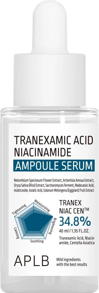 Serum fytyre për femra APLB Tranexamic Acid Niacinamide Ampoule Brightening, 40ml