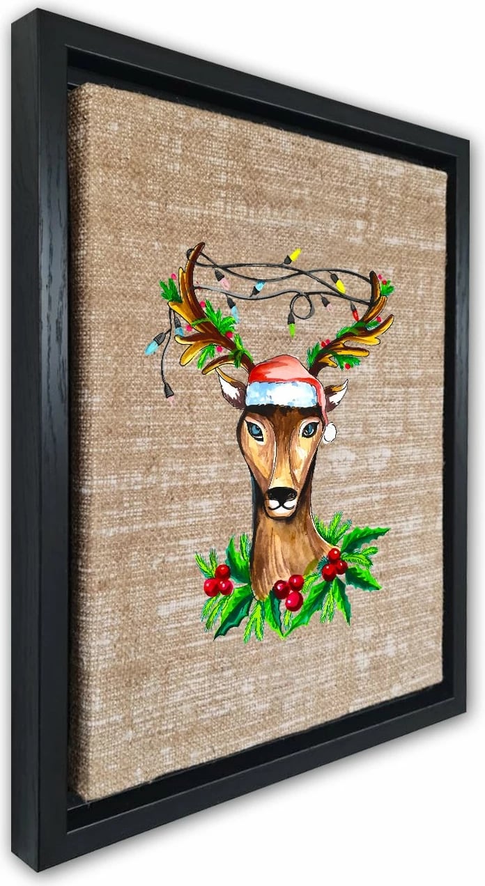 Pikturë dekorative në kanavacë me kornizë, shumëngjyrëshe, LSJ800945_4666