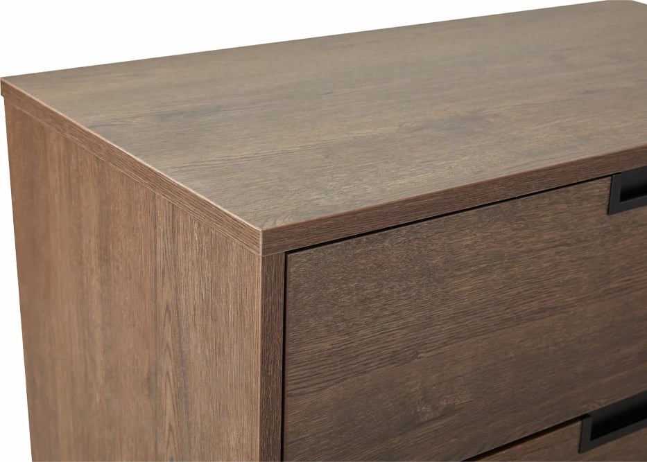 Komodë Nuez me 5 sirtarë, ngjyrë arre, 72x39x117 cm