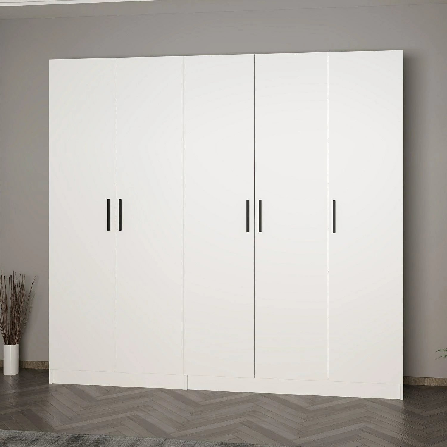 Stendë për korridor Skye Decor, Noah - 8201, e bardhë, 225x210x35cm