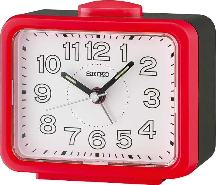 Orë alarmi SEIKO CLOCKS QHK061R, e kuqe