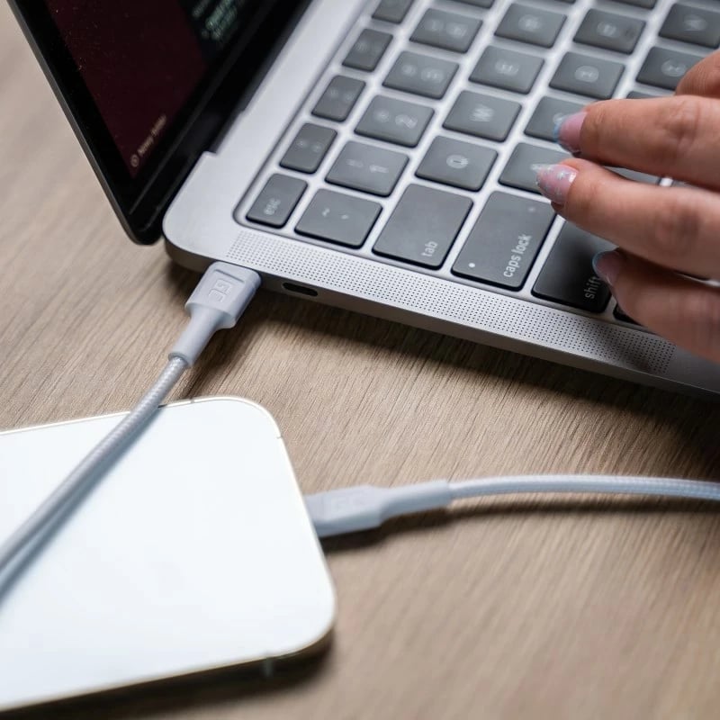 Kabëll Green Cell GC PowerStream 1 m, USB-C në USB-C, Bardhë