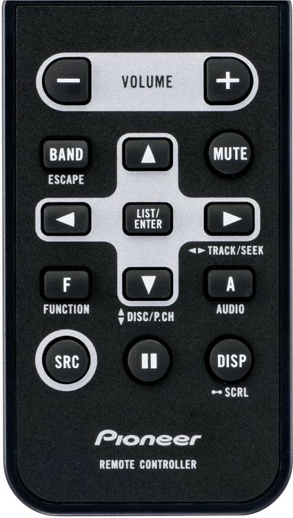 Telekomandë Pioneer CD-R320 për sisteme zëri, e zezë