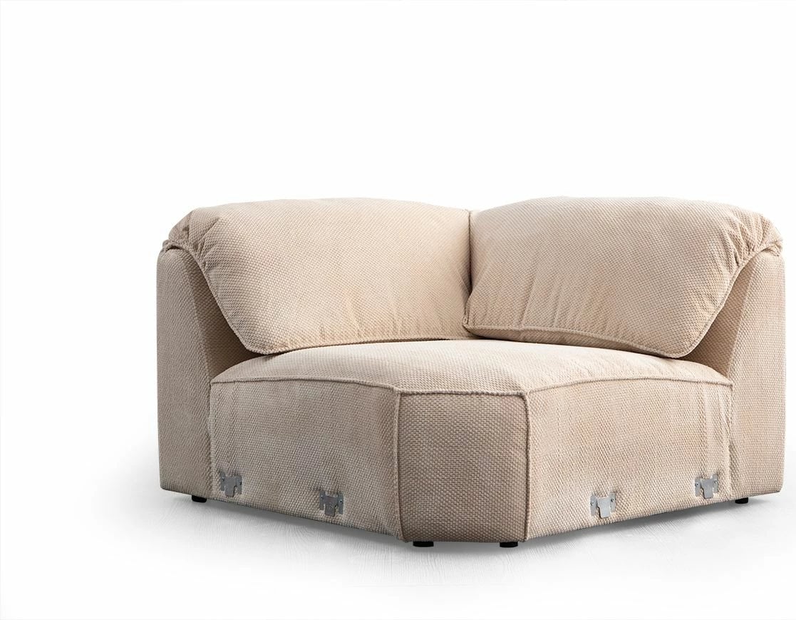 Këndare Flamingo, krem dhe portokalli, Atelier del Sofa, (L1+O1+C+O2+1.5R)