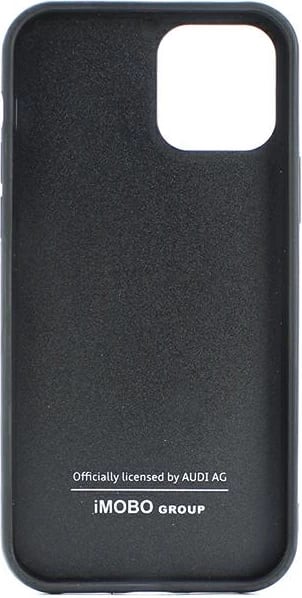 Mbështjellës Audi Carbon Fiber për iPhone 12/12 Pro 6.1", i zi