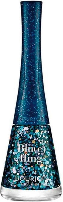 Llak për thonj Bourjois 1 Seconde 051 Orchid Obsession, blue glitter