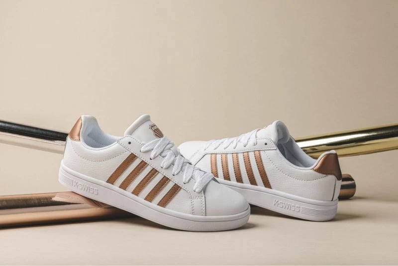 Këpucë femra K-Swiss, të bardha