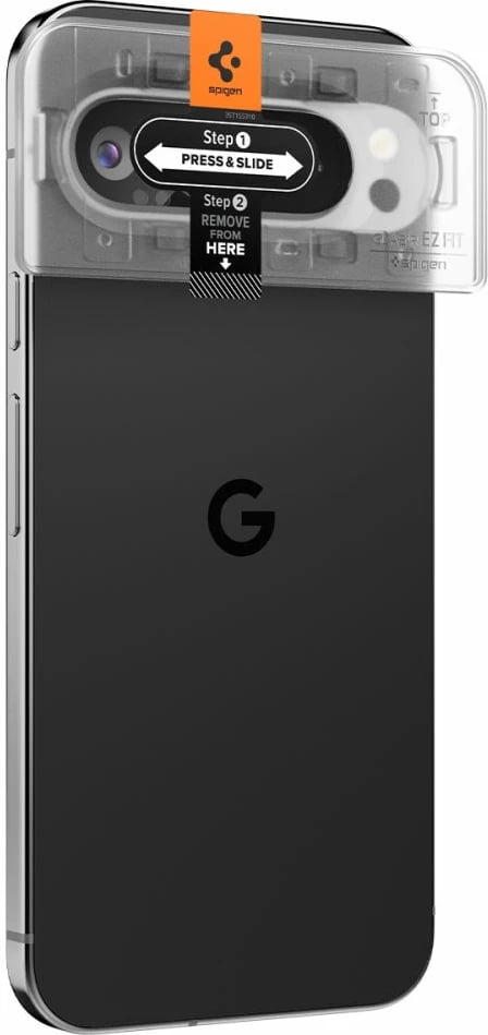 Mbrojtës xhami për kamerë Spigen Optik.tR Ez Fit, për Google Pixel 9 Pro, 2 copë
