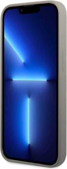 Mbështjellës Guess GUHMP13MSPLG për iPhone 13 6.1", silikon, MagSafe, gri