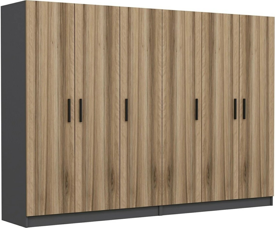 Dollap Skye Decor, ngjyrë dore, 270x190x52cm