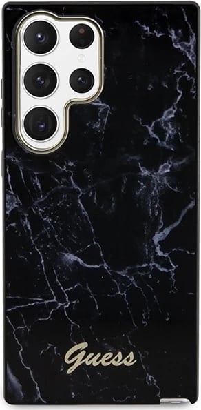 Mbështjellës Guess GUHCS23LPCUMAK për Samsung Galaxy S23 Ultra, hardcase, Marble, i zi Mbështjellës Guess GUHCS23LPCUMAK për Samsung Galaxy S23 Ultra, hardcase, Marble, i zi