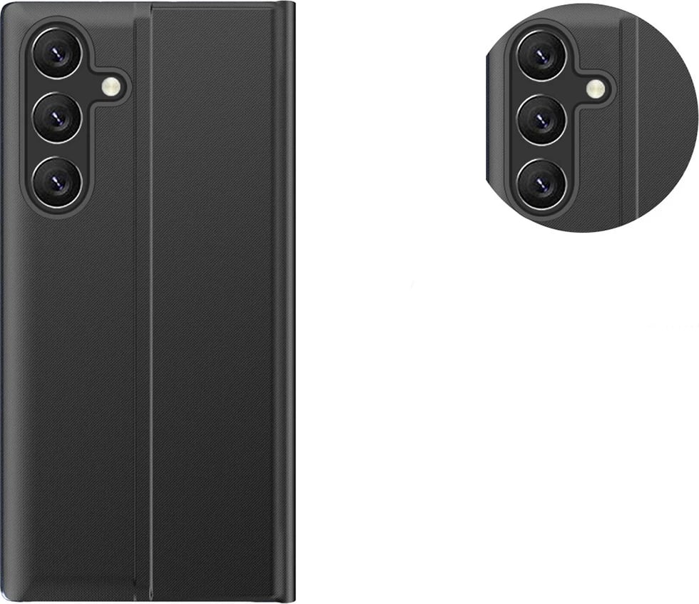 Mbështjellës Hurtel New Sleep Case për Samsung Galaxy A24 4G, me kapak dhe qëndrim, Kaltër