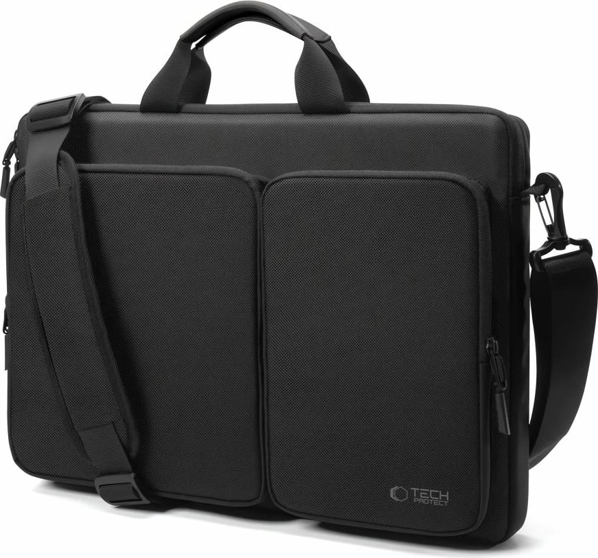 Çantë për laptop Tech-Protect Defender, 17", e zezë