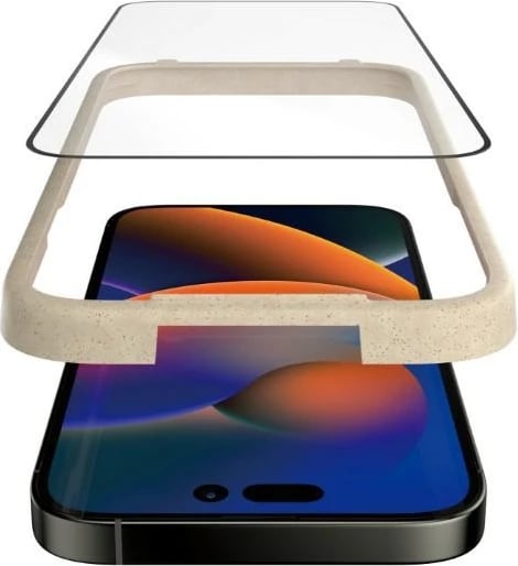 Xham mbrojtës PanzerGlass Ultra-Wide Fit me filtër anti-refleks dhe EasyAligner për iPhone 14 Pro Max