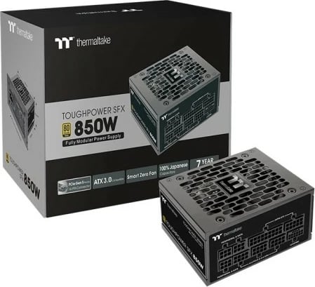 Kasë furnizimi Thermaltake ToughPower SFX 850W F Modular, 80 PLUS Gold, e zezë