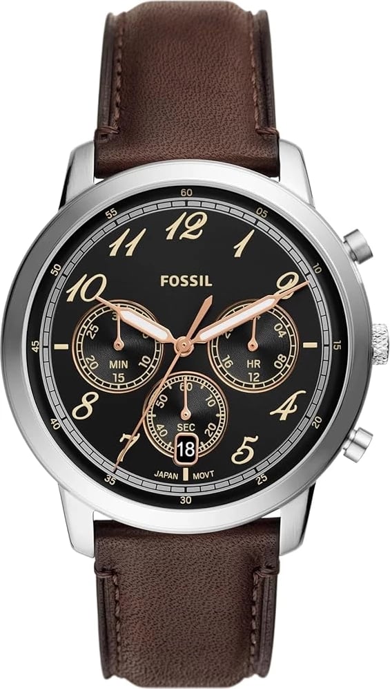 Orë dore për meshkuj FOSSIL NEUTRA Chronograph, kafe