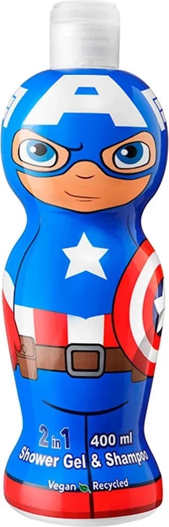 Xhel dushi & shampon Marvel Captain America 400ml