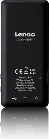 MP3/MP4 player Lenco Xemio-860BK, 256GB, Bluetooth, i zi/gri